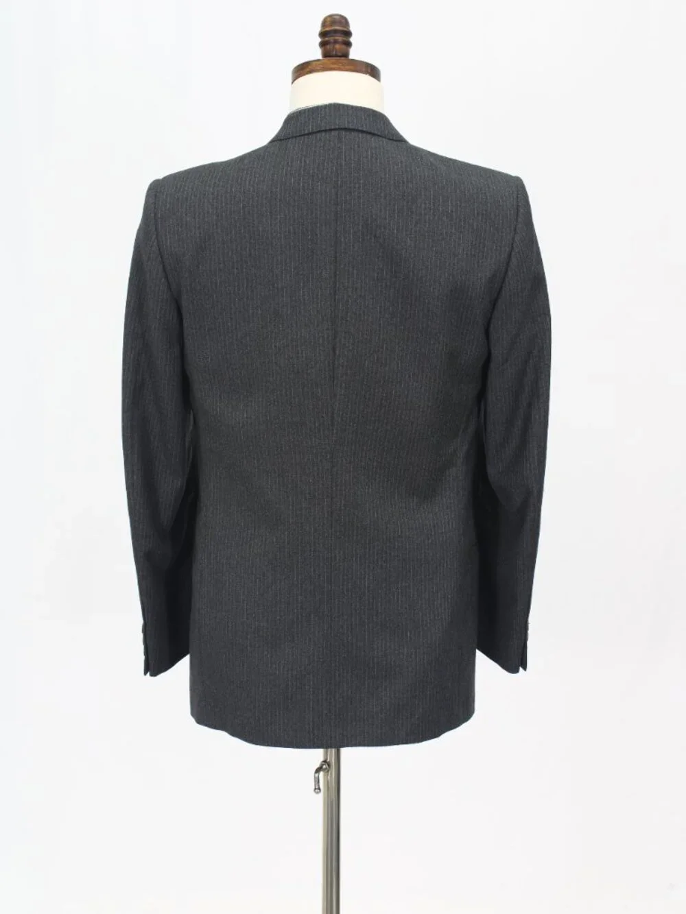 Formula 3 Marzotto 38R 33x29 Gray Full Suit 2-Button Stripe R966